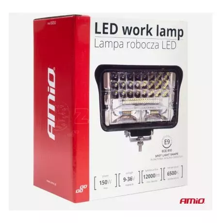 AMIO ΠΡΟΒΟΛΕΑΣ ΕΡΓΑΣΙΑΣ WORKING LAMP LED 50xSMD 150W 9-36V 12000lm 6500K 170x110x60mm AWL41 ΑMiO - 1 TEM. 03252/AM 