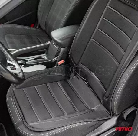 AMIO ΠΛΑΤΟΚΑΘΙΣΜΑ ΘΕΡΜΑΙΝΟΜΕΝΟ 12V 98x50cm ΑΦΡΩΔΕΣ ΥΛΙΚΟ ΚΑΙ ΥΦΑΣΜΑ ΜΑΥΡΟ AMIO - 1 ΤΕΜ. 03624/AM 