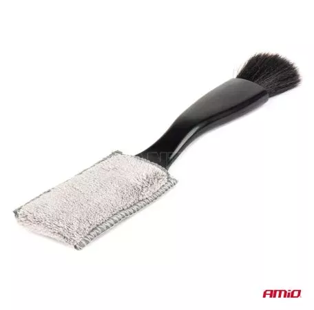 AMIO ΒΟΥΡΤΣΑΚΙ ΚΑΘΑΡΙΣΜΟΥ ΓΙΑ ΓΡΙΛΙΕΣ ΜΕ ΠΑΝΑΚΙ ΚΑΘΑΡΙΣΜΟΥ 22cm AMIO - 1 Τεμ. 03979/AM 