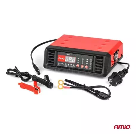 AMIO ΦΟΡΤΙΣΤΗΣ ΜΠΑΤΑΡΙΑΣ 6/12V max10A ΨΗΦΙΑΚΟΣ AMIO - 1 τεμ. 04056/AM 