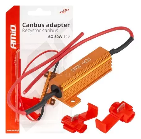 AMIO ΑΝΤΙΣΤΑΣΗ CAN-BUS 12V 50W 6Ω (CANCELLER) AMIO - 1 τεμ. 04094/AM 