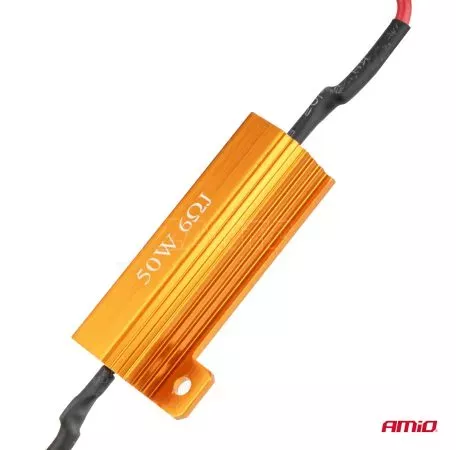 AMIO ΑΝΤΙΣΤΑΣΗ CAN-BUS 12V 50W 6Ω (CANCELLER) AMIO - 1 τεμ. 04094/AM 