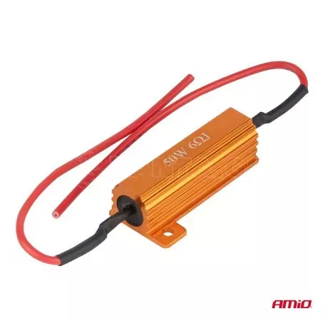 AMIO ΑΝΤΙΣΤΑΣΗ CAN-BUS 12V 50W 6Ω (CANCELLER) AMIO - 1 τεμ. 04094/AM 