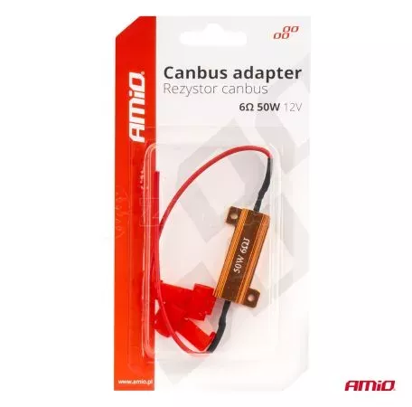 AMIO ΑΝΤΙΣΤΑΣΗ CAN-BUS 12V 50W 6Ω (CANCELLER) AMIO - 1 τεμ. 04094/AM 