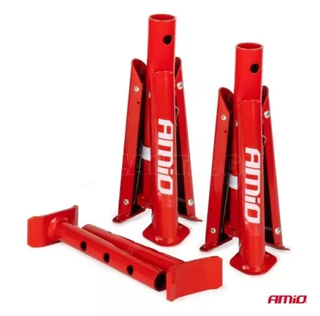 AMIO ΣΤΡΙΠΟΔΑ 3 ΕΠΙΠΕΔΩΝ 2 ΤΟΝΩΝ (2.000kg) ΥΨΟΥΣ 280-365mm AMIO - 2 τεμ. 04185/AM 