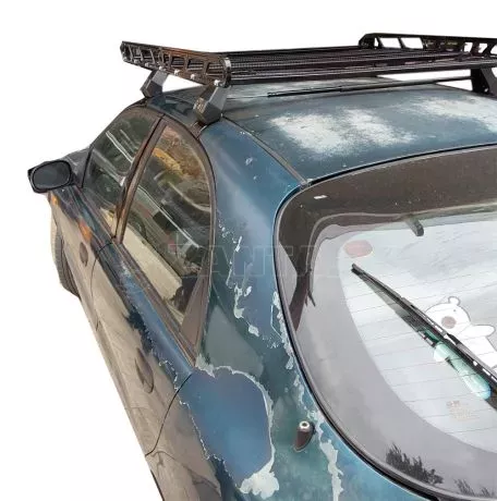 Hermes Kit Μπάρες HERMES- Πόδια για Chevrolet Daewoo Lanos 1997-2003 Σιδήρου με σχάρα- 2 τεμάχια ΜΠ.DLANOS.03 