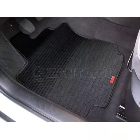 Lampa ΜΑΡΚΕ ΠΑΤΑΚΙΑ ΣΕ ΣΚΑΦΗ ΛΑΣΤΙΧΟ ΓΙΑ RENAULT CLIO III 10/2005-2012 SUMISURA ΣΕ ΜΑΥΡΟ ΧΡΩΜΑ ME ΚΟΥΜΠΩΜΑΤΑ LAMPA - 4 ΤΕΜ. L2430.0 