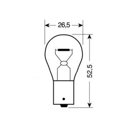 Lampa PY21W 12V 21W BAU15s ΜΟΝΟΠΟΛΙΚΟ ΠΟΡΤΟΚΑΛΙ ΠΑΡΑΚΕΝΤΡΟ (ΦΛΑΣ) STANDARD LINE ΑΛΟΓΟΝΟΥ ΚΟΥΤΙ 10ΤΕΜ. L5806.6 