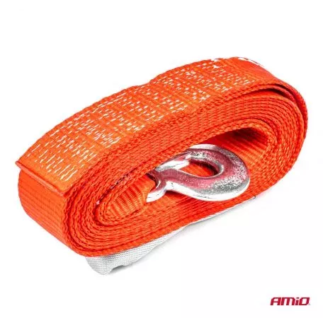 AMIO ΙΜΑΝΤΑΣ ΡΥΜΟΥΛΚΗΣΗΣ TOW ROPE H+U 60mm 7000KG ΚΟΚΚΙΝΟ AMIO - 1 τεμ. 03992/AM 