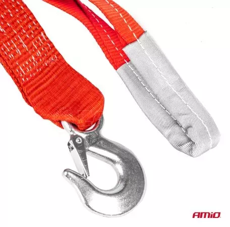 AMIO ΙΜΑΝΤΑΣ ΡΥΜΟΥΛΚΗΣΗΣ TOW ROPE H+U 60mm 7000KG ΚΟΚΚΙΝΟ AMIO - 1 τεμ. 03992/AM 