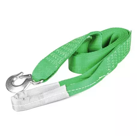 AMIO ΙΜΑΝΤΑΣ ΡΥΜΟΥΛΚΗΣΗΣ TOW ROPE H+U ΠΡΑΣΙΝΟ 75mm 8000KG 5m AMIO - 1 τεμ. 03994/AM 