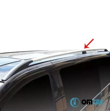 Omtec ΜΠΑΡΕΣ ΟΡΟΦΗΣ ΓΙΑ MERCEDES VITO / VIANO W639/W447 2003+ ΠΑΡΑΛΛΗΛΕΣ ΑΛΟΥΜΙΝΙΟΥ L2 ΑΣΗΜΙ ΜΕΓΙΣΤΟ ΒΑΡΟΣ 75KG OMTEC - 2 τεμ. 4721933M/OM 