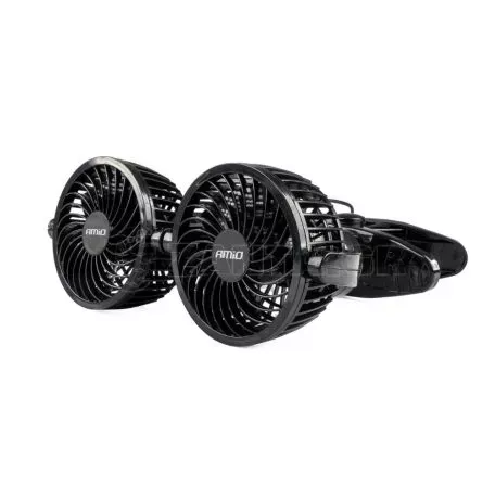 AMIO ΑΝΕΜΙΣΤΗΡΑΣ ΔΙΠΛΟΣ 24V 2χ4''(10,8cm) ΜΕ ΦΙΣ ΑΝΑΠΤΗΡΑ/2 ΤΑΧΥΤΗΤΩΝ/ ΜΕ ΜΑΝΤΑΛΑΚΙ PRO SERIES ΑΜΙΟ - 1 ΤΕΜ. 03013/AM 