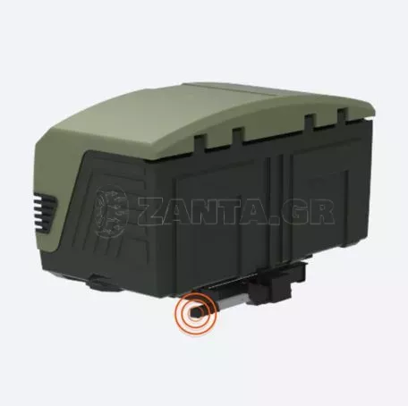 ENGANCHES ARAGON ΜΠΑΓΚΑΖΙΕΡΑ ΚΟΤΣΑΔΟΡΟΥ 400 LT TOWBOX V3 CAMPER GREEN (ΠΡΑΣΙΝΟ) ΜΕ LED ΦΑΝΑΡΙΑ TB.TV3XVV0 