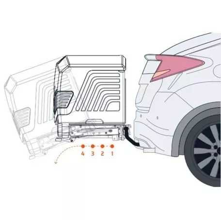 ENGANCHES ARAGON ΜΠΑΓΚΑΖΙΕΡΑ ΚΟΤΣΑΔΟΡΟΥ 400 LT TOWBOX V3 CAMPER GREEN (ΠΡΑΣΙΝΟ) ΜΕ LED ΦΑΝΑΡΙΑ TB.TV3XVV0 