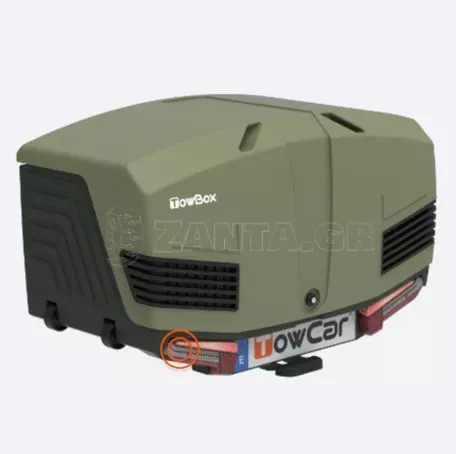 ENGANCHES ARAGON ΜΠΑΓΚΑΖΙΕΡΑ ΚΟΤΣΑΔΟΡΟΥ 400 LT TOWBOX V3 CAMPER GREEN (ΠΡΑΣΙΝΟ) ΜΕ LED ΦΑΝΑΡΙΑ TB.TV3XVV0 