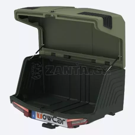 ENGANCHES ARAGON ΜΠΑΓΚΑΖΙΕΡΑ ΚΟΤΣΑΔΟΡΟΥ 400 LT TOWBOX V3 CAMPER GREEN (ΠΡΑΣΙΝΟ) ΜΕ LED ΦΑΝΑΡΙΑ TB.TV3XVV0