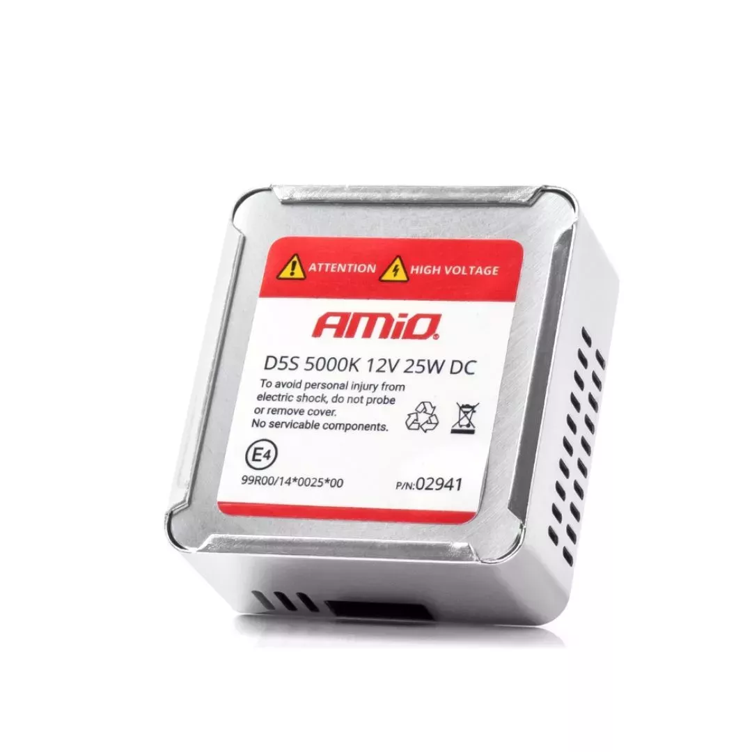 AMIO D5S 12V 5.000k 25W ΑΝΤΑΛΛΑΚΤΙΚΗ ΛΑΜΠΑ BASIC AMIO - 1 Τεμ. 02941/AM