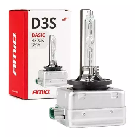 AMIO D3S 12V 4.300k 35W ΑΝΤΑΛΛΑΚΤΙΚΗ ΛΑΜΠΑ BASIC AMIO - 1 Τεμ. 02947/AM 