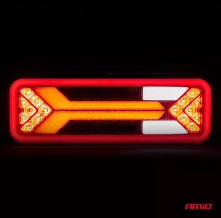 AMIO ΦΑΝΑΡΙ ΤΡΕΙΛΕΡ / ΦΟΡΤΗΓΟΥ ΠΙΣΩ 10-30V DYNAMIC LED 5 ΧΡΗΣΕΩΝ ΑΡΙΣΤΕΡΟ 305x140x35 mm RCL-09-L ΑΜΙΟ - 1 ΤΕΜ. 03575/AM