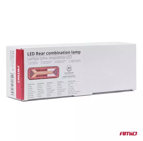AMIO ΦΑΝΑΡΙ ΤΡΕΙΛΕΡ / ΦΟΡΤΗΓΟΥ ΠΙΣΩ 10-30V DYNAMIC LED 5 ΧΡΗΣΕΩΝ ΑΡΙΣΤΕΡΟ 305x140x35 mm RCL-09-L ΑΜΙΟ - 1 ΤΕΜ. 03575/AM 