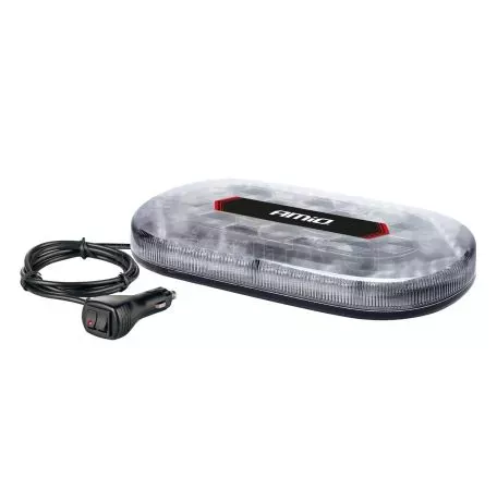 AMIO ΦΑΡΟΣ/ΜΠΑΡΑ MINI 12/24V 48SMD LED ΠΟΡΤΟΚΑΛΙ ΜΕ ΦΙΣ ΑΝΑΠΤΗΡΑ & ΜΑΓΝΗΤΙΚΗ ΒΑΣΗ 328x186x50mm ΑΜΙΟ - 1 ΤΕΜ. 03336/AM 