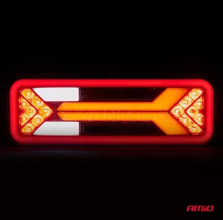 AMIO ΦΑΝΑΡΙ ΤΡΕΙΛΕΡ / ΦΟΡΤΗΓΟΥ ΠΙΣΩ 10-30V DYNAMIC LED 5 ΧΡΗΣΕΩΝ ΔΕΞΙ 305x140x35 mm RCL-09-R ΑΜΙΟ - 1 ΤΕΜ. 03576/AM 