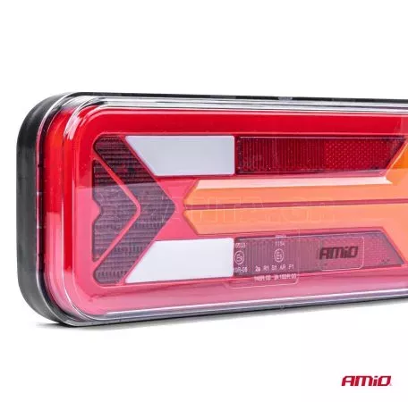 AMIO ΦΑΝΑΡΙ ΤΡΕΙΛΕΡ / ΦΟΡΤΗΓΟΥ ΠΙΣΩ 10-30V DYNAMIC LED 5 ΧΡΗΣΕΩΝ ΔΕΞΙ 305x140x35 mm RCL-09-R ΑΜΙΟ - 1 ΤΕΜ. 03576/AM 
