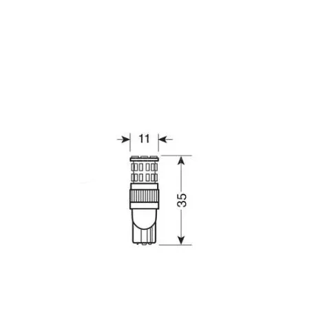 Lampa T10 24-28V W2,1x9,5d MEGA-LED36 220LM (ΔΙΠΛΗΣ ΠΟΛΙΚΟΤΗΤΑΣ) 2ΤΕΜ. L9827.0 