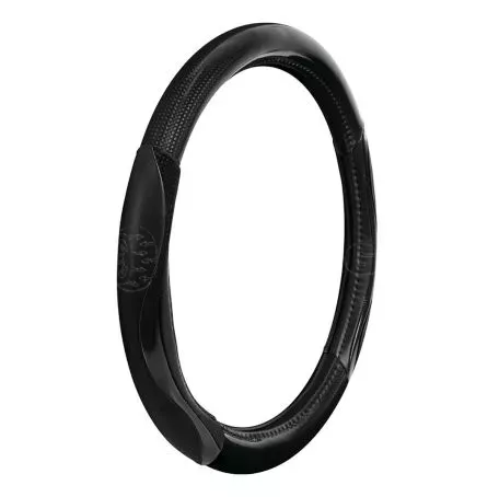 Lampa ΚΑΛΥΜΜΑ ΤΙΜΟΝΙΟΥ SILVERSTONE (M) 37/39cm CARBON / ΔΕΡΜΑΤΙΝΗ ΜΑΥΡΟ ΑΟΣΜΟ ECO-FRIENDLY L3294.3 