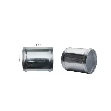 Simoni Racing ΣΩΛΗΝΑΣ / ΣΥΝΔΕΣΜΟΣ ΑΛΟΥΜΙΝΙΟΥ Φ63 ΜΗΚΟΣ 76mm  (ΜΕ ΑΚΡΕΣ ΣΤΟ ΤΕΛΟΣ) SIMONI RACING - 1 TEM. SRG7663 