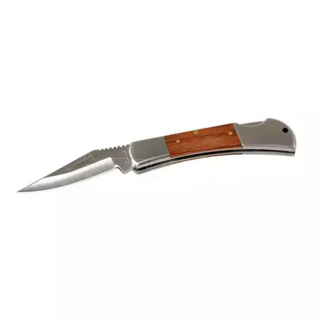 Lampa ΣΟΥΓΙΑΣ / ΜΑΧΑΙΡΙ ΤΣΕΠΗΣ POCKET KNIFE INOX ΜΕ ΞΥΛΙΝΗ ΛΑΒΗ 18x11,5x23cm ΣΕ ΣΤΑΝΤ LAMPA - 24 ΤΕΜ. L6612.6D 