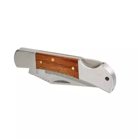 Lampa ΣΟΥΓΙΑΣ / ΜΑΧΑΙΡΙ ΤΣΕΠΗΣ POCKET KNIFE INOX ΜΕ ΞΥΛΙΝΗ ΛΑΒΗ 18x11,5x23cm ΣΕ ΣΤΑΝΤ LAMPA - 24 ΤΕΜ. L6612.6D 