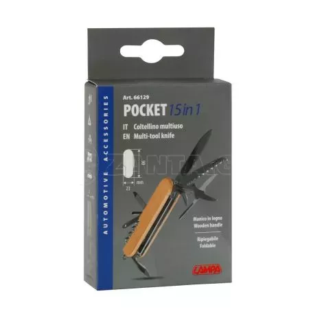 Lampa ΕΛΒΕΤΙΚΟΣ ΣΟΥΓΙΑΣ/ΠΟΛΥΕΡΓΑΛΕΙΟ ΤΣΕΠΗΣ POCKET 15in1 ΜΕ ΞΥΛΙΝΗ ΛΑΒΗ 18x15x23cm ΣΕ ΣΤΑΝΤ LAMPA - 18 ΤΕΜ. L6612.9D 