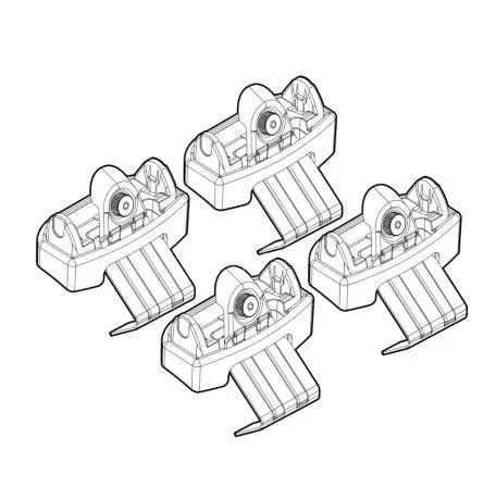 Nordrive ΠΟΔΙΑ ΓΙΑ ΜΠΑΡΕΣ NORDRIVE ΓΙΑ PEUGEOT 3008 12/2023+  - 4 Τεμ. N21268 