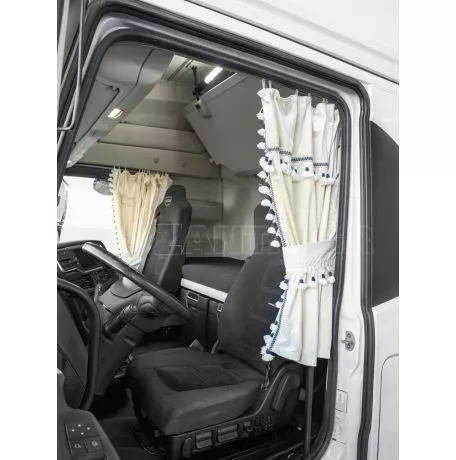Lampa ΚΟΥΡΤΙΝΕΣ ΝΤΑΛΙΚΑΣ LUXURY SMART ΚΡΕΜ/ΜΠΛΕ ΣΕΤ LAMPA - 5 ΤΕΜ. L9603.7 