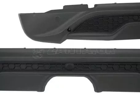 Spoiler Πίσω Προφυλακτήρα Για Smart Fortwo 453 14-19 Brabus Look Από Abs Πλαστικό 