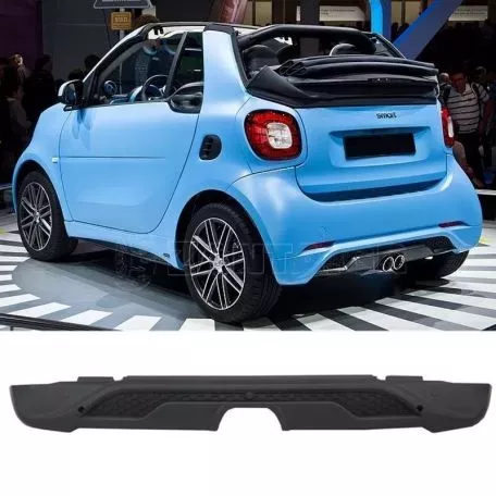 Spoiler Πίσω Προφυλακτήρα Για Smart Fortwo 453 14-19 Brabus Look Από Abs Πλαστικό 
