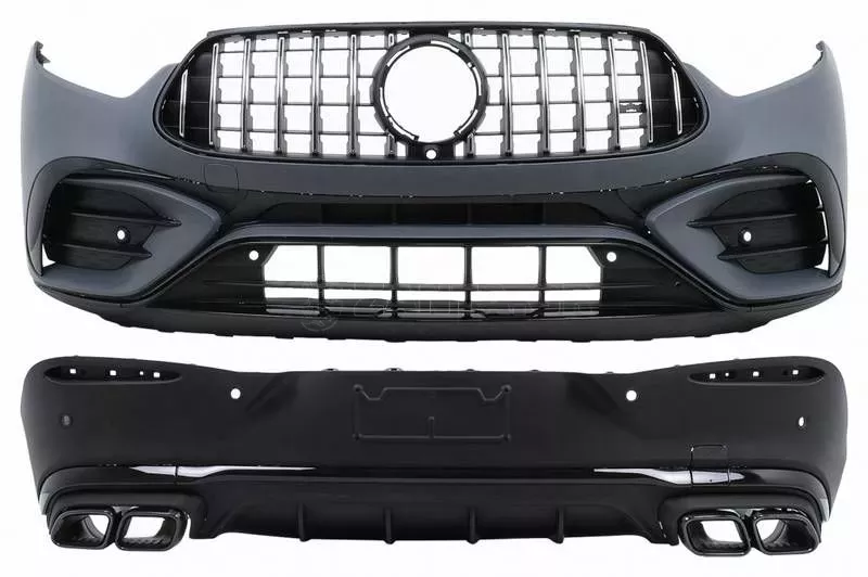 Body Kit Για Mercedes-Benz GLC Coupe C254 Sport Line (2022+) GLC63Amg Look Night Package Με Προφυλακτήρες, Μάσκα, Μπούκες