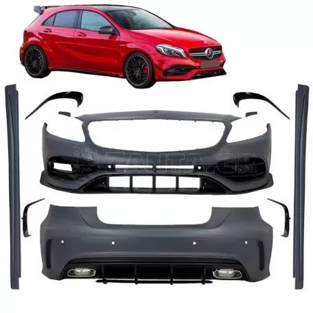 Body kit Για Mercedes-Benz A-Class W176 12-18 A45 Amg Facelift Look 