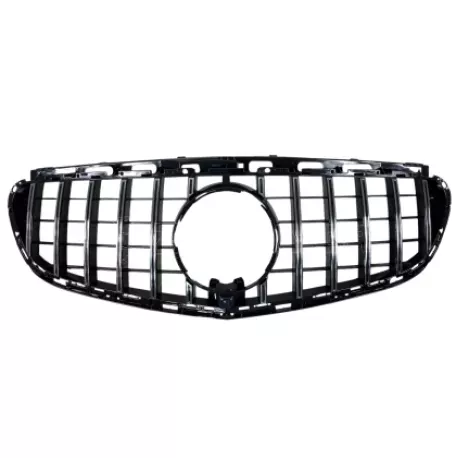 Μάσκα για Mercedes W212 E-class (2014-2015) chrome/black - GT 