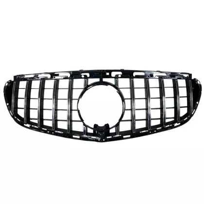 Μάσκα για Mercedes W212 E-class (2014-2015) chrome/black - GT