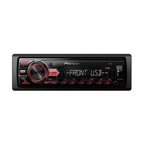 Radio USB / AUX Pioneer MVH-09UB Universal 1DIN Με Αποσπώμενη Πρόσοψη 