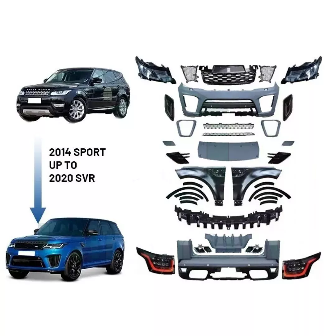 Body Kit Για Land Rover Range Rover Sport L494 2014-2017 Upgrade To 2018+ SVR Look