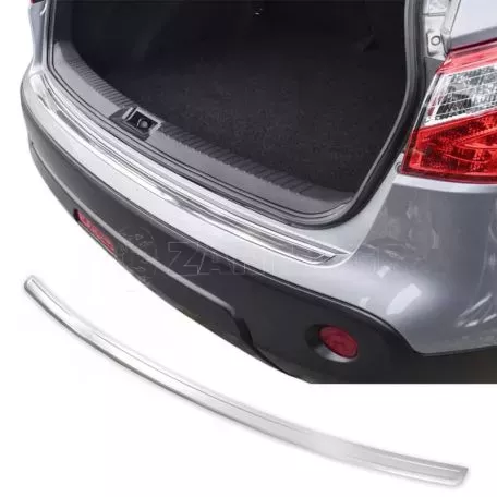 Προστατευτικό Πίσω Προφυλακτήρα Για Nissan Qashqai +2 07-13 Από Ανοξείδωτο Ατσάλι (Steel) Χρώμιο 