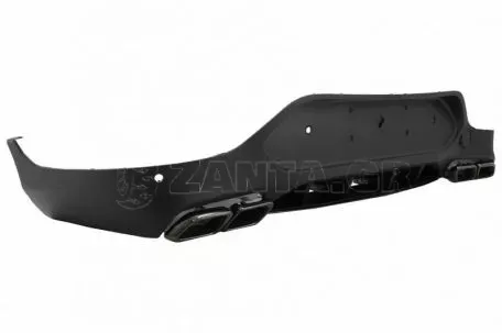 Diffuser Πίσω Προφυλακτήρα Για Mercedes-Benz GLC Coupe C253 2015-2019 GLC63 Amg Look Για Amg Sport Line Προφυλακτήρες Σετ Με Μαύρες Μπούκες 