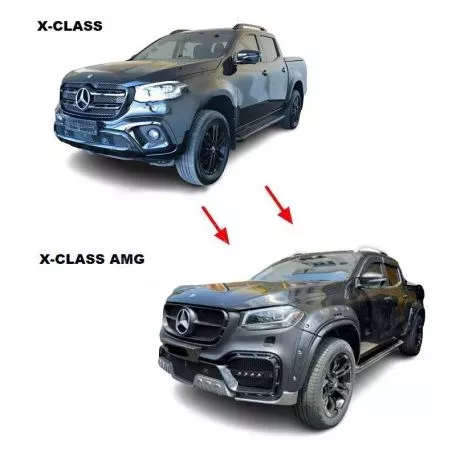 Body Kit Για Mercedes-Benz  X-Class W470 2017+ Amg Look Με DRL 