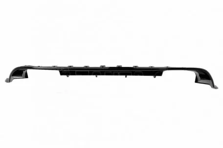 Diffuser Πίσω Προφυλακτήρα Για VW Golf VII (7.5) 17-20 Facelift R-Look Μαύρο Γυαλιστερό 