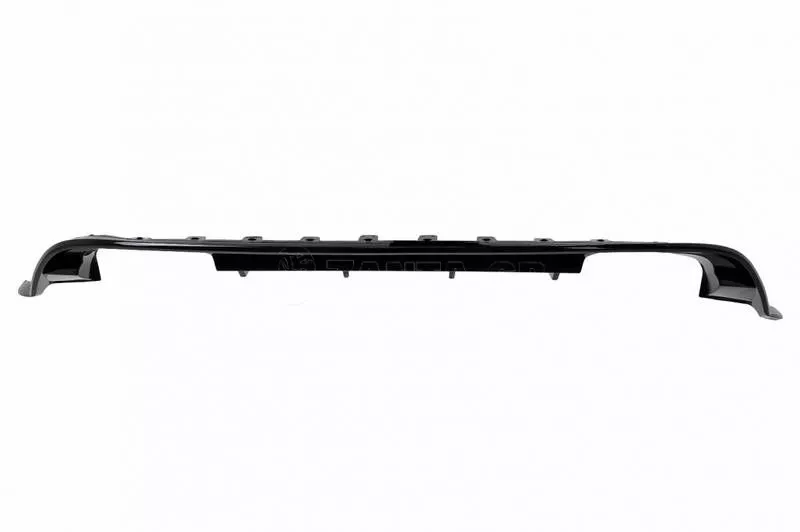 Diffuser Πίσω Προφυλακτήρα Για VW Golf VII (7.5) 17-20 Facelift R-Look Μαύρο Γυαλιστερό