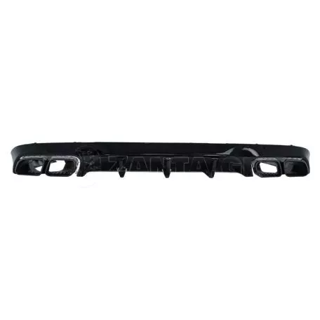 Diffuser Πίσω Προφυλακτήρα Για Mercedes-Benz E-Class C238 Coupe / A238 Cabrio 16-19 Amg 63 Look Με Μαύρες Μπούκες 